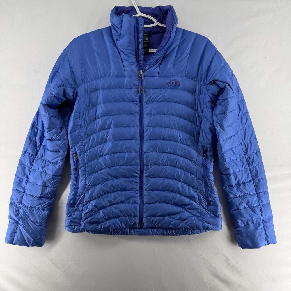 1324 Small The North Face Women's Blue Down Puffer Jacket
